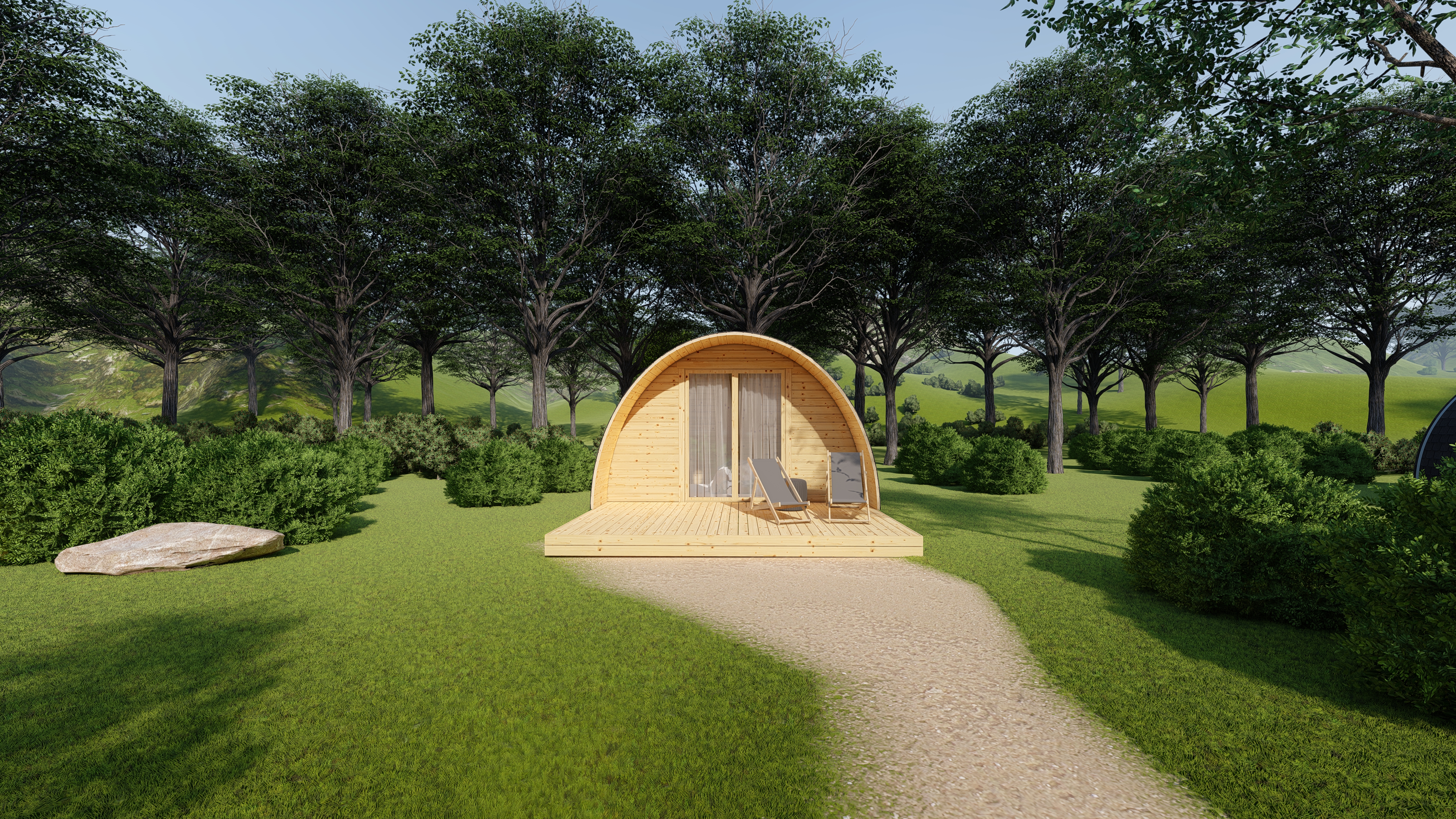 Kempingo (POD) nameliai