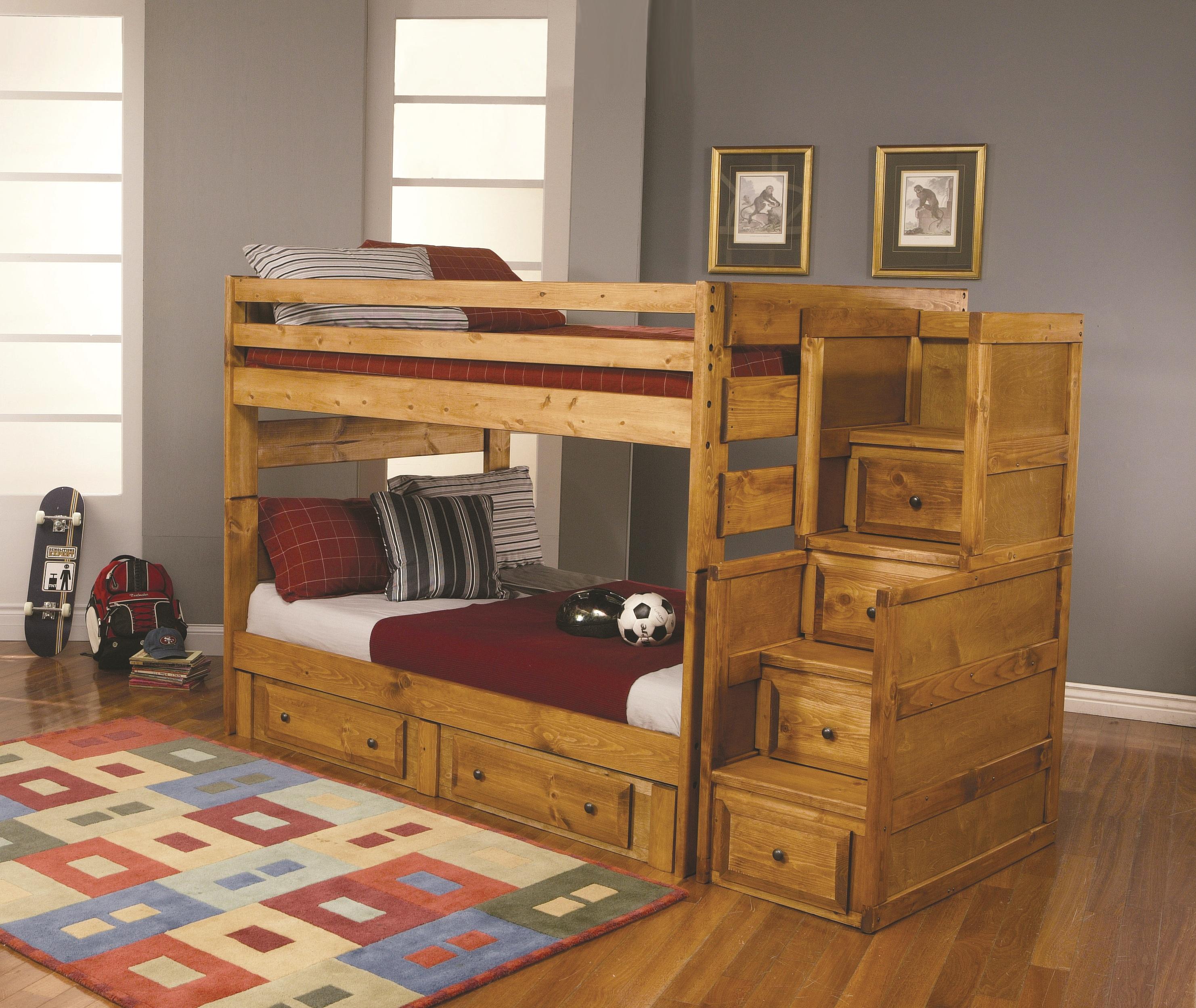 awesome-space-saving-beds-for-adults-with-wooden-bunk-beds-and-storage-at-stairs-bunk-bed-bedroom-picture-space-saving-beds-ideas